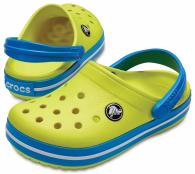 Crocband Clog Kids Tennis Ball Green / Ocean