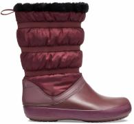 Womens Crocband Winter Boot Burgundy