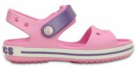 Crocband Sandal Kids Carnation / Blue Violet