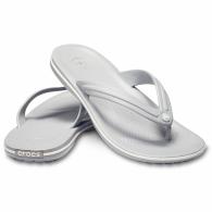 Crocband Flip light grey/white