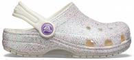 Classic Glitter Clog Kids Oyster