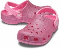 Classic Glitter Clog Kids Pink Lemonade