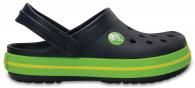 Crocband Clog Kids Navy / Volt Green