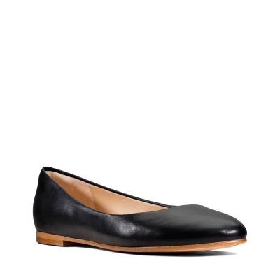 CLARKS Grace Piper Black Leather