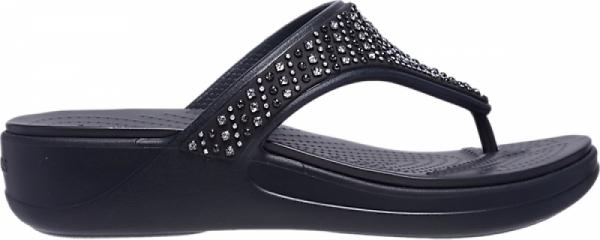 Crocs Monterey Shimmer Wedge Flip Women