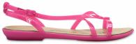 Womens Crocs Isabella Gladiator Sandals Paradise Pink / Oyster