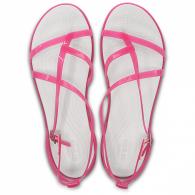 Womens Crocs Isabella Gladiator Sandals Paradise Pink / Oyster