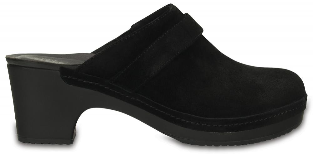 crocs sarah suede clog