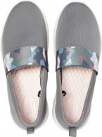 Crocs Literide Graphic Slip On W Charcoal/Stucco