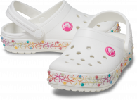 CROCS CROCBAND STRETCH NECKLACE CLOG T white/multi