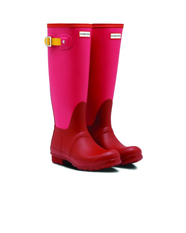 Womens Original Colourblock Tall Wellington Boots
