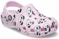 Crocs Classic Panda Print Clog Ballerina Pink