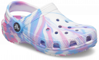 Crocs Classic Marbled Kids Clog T 206838 White/Pink 