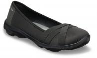 Crocs Busy Day Strappy Flat W Black/Slate Grey