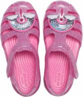 Crocs Isabella Charm Sandal Kids Pink Lemonade