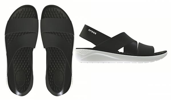 Crocs literide online sandal black