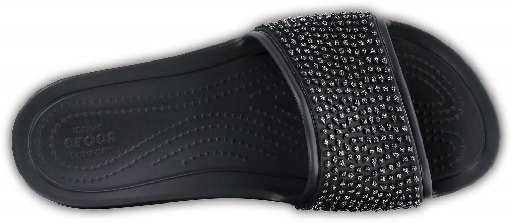 crocs sloane embellished slide
