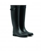 Womens Refined Slim Fit Tall Wellington Boots Black