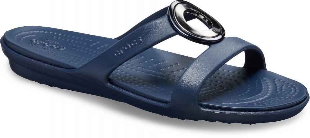 Crocs Sanrah Metal Block Sandal W - Wellbie