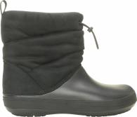 Womens Crocband Puff Boot Black