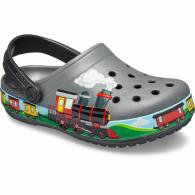 Kids’ Crocs Fun Lab Train Band Clog Slate Grey