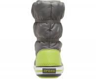 Kids Crocband™ Winter Boot Slate Grey / Lime Punch