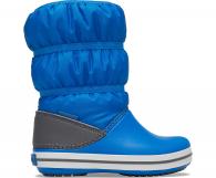 Kids Crocband™ Winter Boot Bright Cobalt / Light Grey