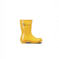 Womens Original Short Gloss Wellington Boots YELLOW