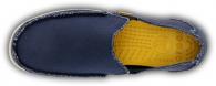 Crocs SANTA CRUZ Mens Loafers Navy / Stucco
