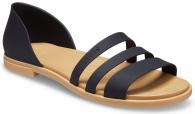 Crocs Tulum Open Flat black/tan