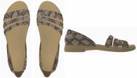 Crocs Tulum Open Flat mushroom/stucco