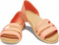 Crocs Tulum Open Flat grapefruit/tan