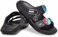 Crocs Classic Create Your Peace Sandal Black