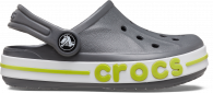 CROCS BAYABAND KIDS CLOG T 207018 Slate Grey / Lime Punch