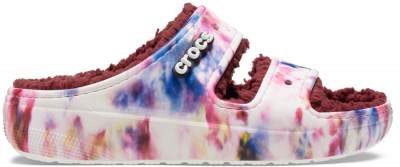 Crocs Classic Cozzy Tie Dye Sandal