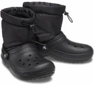Crocs Classic Lined Neo Puff Boot Black / Black