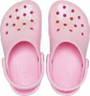 CROCS CLASSIC GLITTER KIDS CLOG T 206992 Flamingo