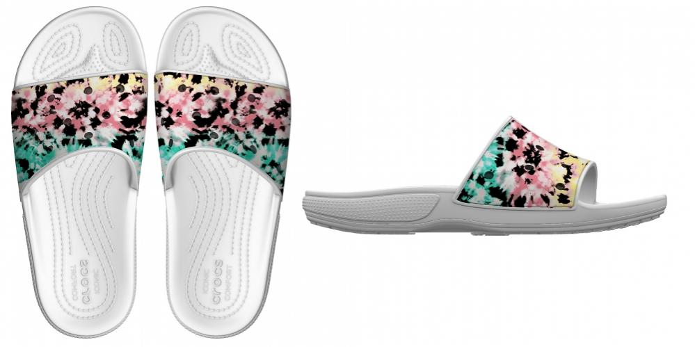 crocs tie dye mania