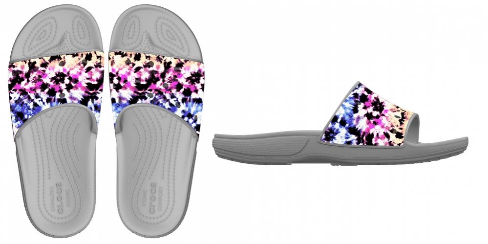 crocs tie dye mania slide
