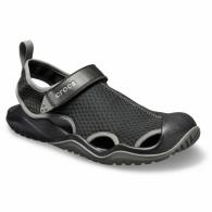 Mens Swiftwater Mesh Deck Sandal Black