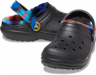 Crocs Classic Lined Spray Dye Clog Black/Multi