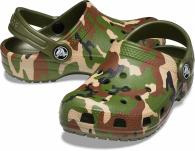 Crocs Classic Printed Clog Kids army green/multi