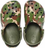 Crocs Classic Printed Clog Kids army green/multi