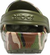 Crocs Classic Printed Clog Kids army green/multi