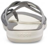 Crocs Swiftwater Webbing Flip Woman Smoke / Oyster