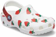 Crocs Classic Food Print Clog Kids 207150 WHITE