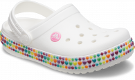 Crocband Gem Band KidsS Clog White