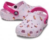 Crocs Classic Toddler Printed Clog Kids balerina pink