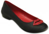 Crocs Gianna Red Lips Flat Black / Pepper