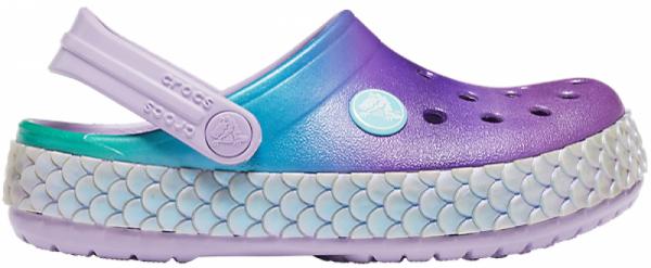 Kids Crocband Mermaid Metallic Clog